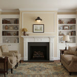 Cargar imagen en el visor de la Galería, Lámpara de pared moderna industrial Cordax: vidrio opalino suave con brillo para pasillo o dormitorio