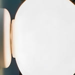 Cargar imagen en el visor de la Galería, Lámpara de pared y techo con silueta de guijarro orgánico Stonea, luz de vidrio contemporánea para el hogar N16