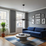 Cargar imagen en el visor de la Galería, Lámpara colgante Spirava de paja moderna - Luz suspendida nórdica para sala de estar N49