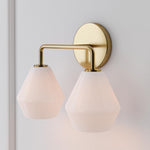 Load image into Gallery viewer, Merin Multi-Head Wall Lamp – Minimalist Metal & Glass Vanity Fixture