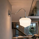 Bild in Gallery-Viewer laden, Vintage Opal Glass Wall Sconce