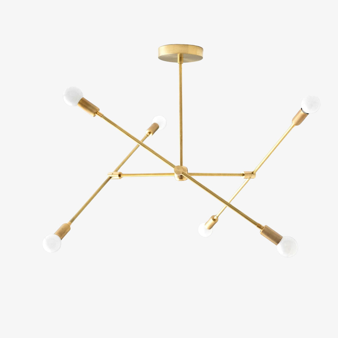 Lustre mobile moderne Mobilux Line - Plafonnier minimaliste pour salle à manger