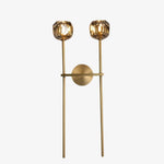 Load image into Gallery viewer, Lustrielle Clear Glass Cylindrical Wall Sconce – Modern Luxury Wall Light for Hallway