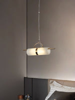 Load image into Gallery viewer, Mini Cylindrical Alabaster Pendant Light