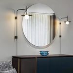 Cargar imagen en el visor de la Galería, Lámpara de pared nórdica con brazo oscilante para salón M22