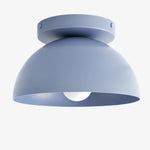 Load image into Gallery viewer, Metio Dome Minimalist Ceiling Lamp – Flush Mount for Small Spaces, Multi-Color Options