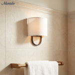 Load image into Gallery viewer, Nolvara Fabric Shade Wall Lamp - Modern Bedroom Wall Sconce for Cozy Lighting