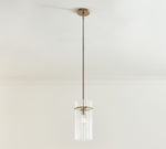 Load image into Gallery viewer, Lumora Crystal Pendant Light – Modern Crystal Glass Chandelier Style