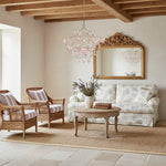 Charger l'image dans la visionneuse de galerie, Lustre en cristal français Crynora - Design romantique Luciole en style luxe pour salle à manger ou chambre à coucher