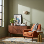 Bild in Gallery-Viewer laden, Loomis Moderne Art Deco Wandleuchte mit strukturiertem Stoffschirm für Schlafzimmer und Eingangsbereich