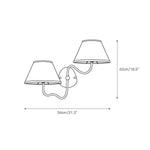 Load image into Gallery viewer, Arlen Modern Minimalist Fabric Wall Sconce – Soft Glow Wall Lamp for Bedroom & Living Room