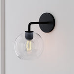 Load image into Gallery viewer, Selvion Art-Glass Globe Wall Sconce – Elegant Modern Wall Light for Bathrooms, Halls & Living Spaces