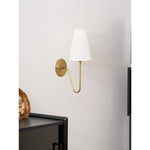 Bild in Gallery-Viewer laden, Organische Glas-Scoop-Wandlampe – Minimalistische Moderne Dekorative Ambient-Wandleuchte für Wohnzimmer
