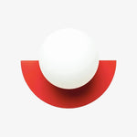 Cargar imagen en el visor de la Galería, Lámpara de Pared Esférica Colorida Macaron Luminosa – Lámpara de Vidrio de Diseño Nórdico para Hogar u Oficina N14