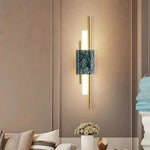 Load image into Gallery viewer, Refined Radiance Marble Accents Wall Light