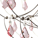 Charger l'image dans la visionneuse de galerie, Lustre en cristal français Crynora - Design romantique Luciole en style luxe pour salle à manger ou chambre à coucher