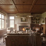 Cargar imagen en el visor de la Galería, Lámpara de araña Curva Metal de arco de metal sólido – Lámpara colgante de estilo industrial-moderno para comedor