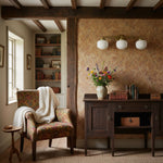 Bild in Gallery-Viewer laden, Opalume Metal Canopy Globe Vanity Sconce — Übergangs-Art-Deco-Wandleuchte