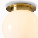 Load image into Gallery viewer, Rivolence Low-Profile Flush Mount Ceiling Lamp – Mid-Century Inspired Design