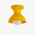 Cargar imagen en el visor de la Galería, Yellow modern resin ceiling light