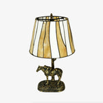 Cargar imagen en el visor de la Galería, Tiffany-style stained glass table lamp product image