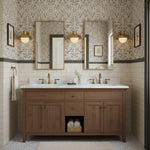 Cargar imagen en el visor de la Galería, Lámpara de pared moderna industrial Cordax: vidrio opalino suave con brillo para pasillo o dormitorio