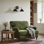 Cargar imagen en el visor de la Galería, Aplique doble de metal negro Conique con pantallas cónicas - Aplique industrial de pared para espejo