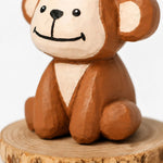 Cargar imagen en el visor de la Galería, Hand-Carved Wooden Chinese Zodiac Animal Figurines