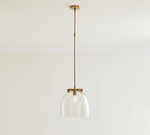 Load image into Gallery viewer, Auria Glass Dome Pendant Light – Clear Glass Elegance For Any Space