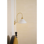 Load image into Gallery viewer, Contemporary Vintage Wall Sconce with Curved Structure for Bedroom Living Room and Hallway