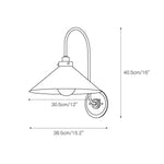 Load image into Gallery viewer, Contemporary Vintage Wall Sconce with Curved Structure for Bedroom Living Room and Hallway