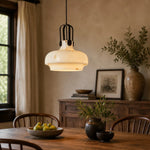 Cargar imagen en el visor de la Galería, Warm pendant lighting in a vintage dining room setting