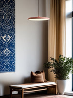 Load image into Gallery viewer, Macaron Pendant Light – Slim Metal Saucer Fixture