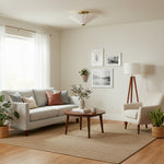 Bild in Gallery-Viewer laden, Mivie Schlanke Aufbaulampe – Vintage geripptes Glas und Champagnerbronze für moderne Wohnzimmer