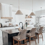 Cargar imagen en el visor de la Galería, Lámpara colgante cónica de tela suave Lorvion – Lámpara de techo moderna para espacios acogedores