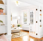 Load image into Gallery viewer, Glorica Glass Elegant Flush Mount Light Fixture - White Globe Design for Contemporary Interiors