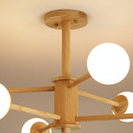 Charger l'image dans la visionneuse de galerie, Lampe de plafond Orrise Molecular Design - Lustre artistique en forme de branche pour espaces domestiques