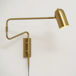 Load image into Gallery viewer, Adjustable Arm Plug In Wall Lamp