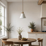 Cargar imagen en el visor de la Galería, Ceramic pendant light installed near a bright dining corner