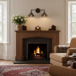 Load image into Gallery viewer, Conique Metal Industrial Wall Sconce – Dual Cone Copper Vanity Light