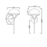 Load image into Gallery viewer, Ornato Luxe Minimalist Black Matte Wall Lamp - Contemporary Wall Mounted Fixture for Bedroom