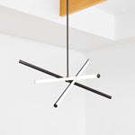 Load image into Gallery viewer, Voro Led Rod Chandelier - Linear Sputnik Modern Minimalist Lighting