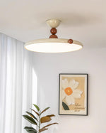 Load image into Gallery viewer, Round Flying Disc Ceiling Light - Retro Style Metal Acrylic