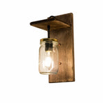 Charger l'image dans la visionneuse de galerie, Mason Jar Shelf Wall Light