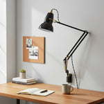 Cargar imagen en el visor de la Galería, Lámpara de Pared con Brazo Ajustable Modryx Sleek - Iluminación de Realce para Lectura en Oficina