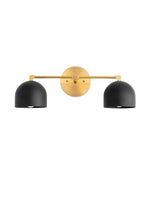 Load image into Gallery viewer, Metio Dome Vanity Wall Light – Mid-Century Fixture for Bathroom