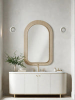 Load image into Gallery viewer, Cerova Porcelain Wall Sconce - Minimal Round Flush Mount Ceramic Light