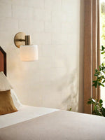 Load image into Gallery viewer, Cerova Porcelain Wall Sconce - Minimal Round Flush Mount Ceramic Light