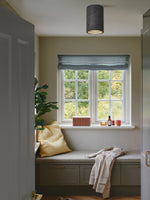 Load image into Gallery viewer, Cylindrical Travertine Lamp - LED Wabi Sabi Ceiling Light for Modern Homes