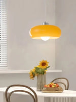 Bild in Gallery-Viewer laden, Nordic Metal Bauhaus Glas Pendelleuchte